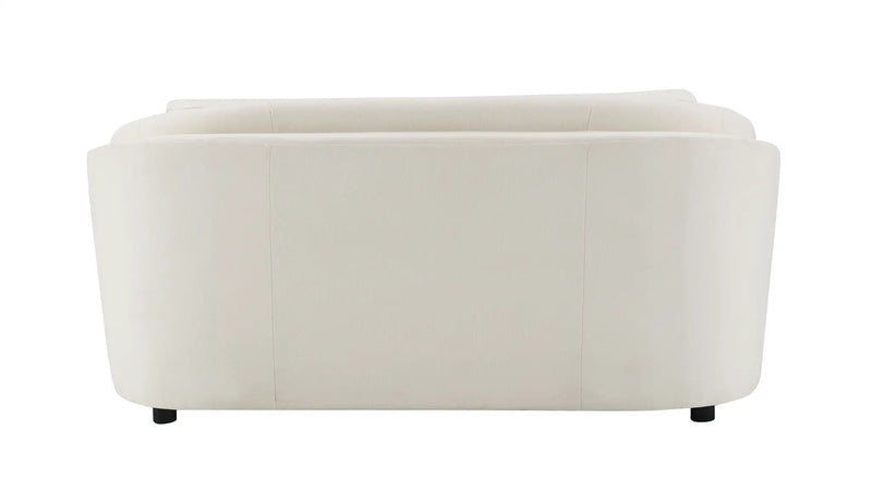 Mariko - Linen Loveseat With 2 Toss Pillows - Beige by Unique Piece Furniture