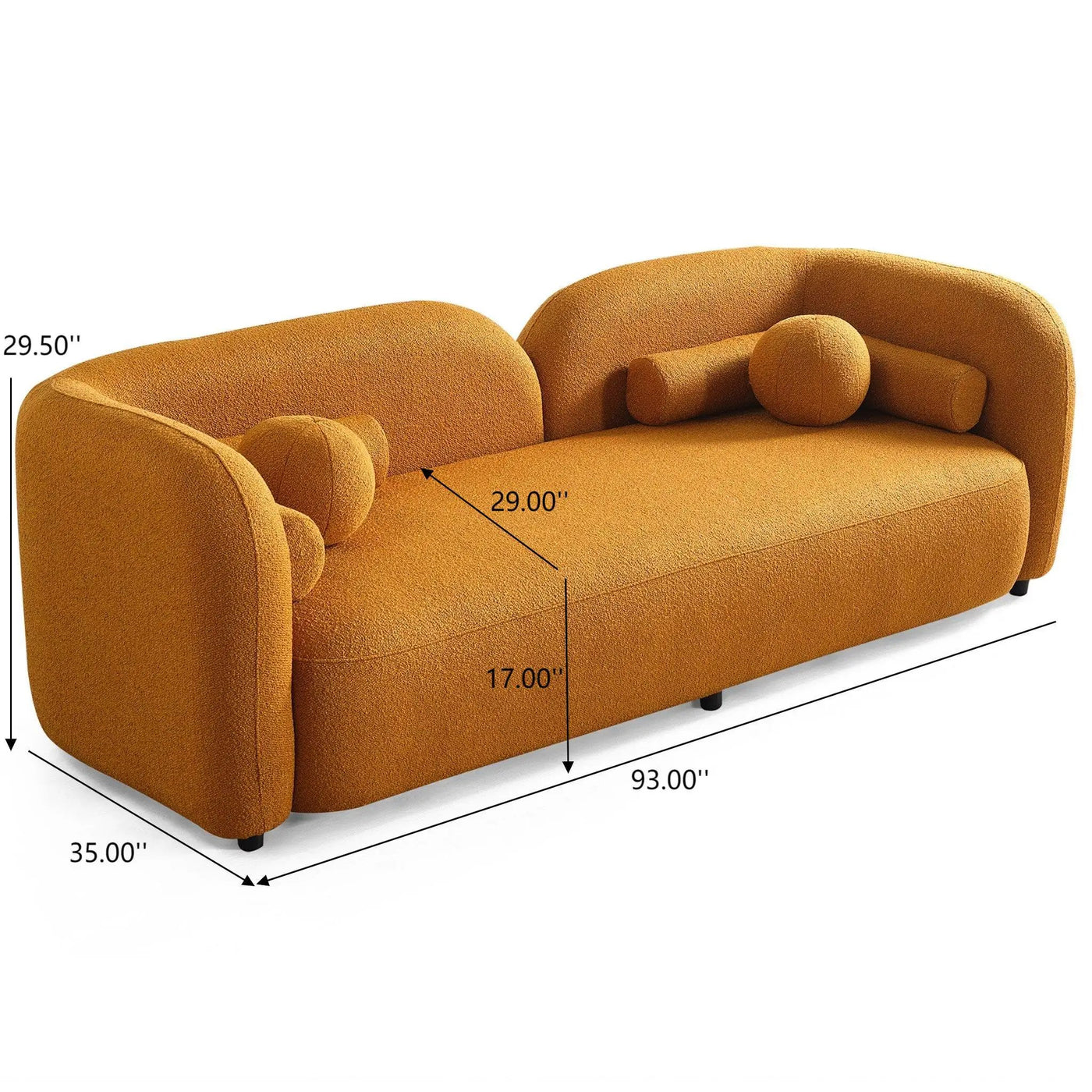 Donna - Japandi Design Boucle Sofa by Unique Piece Furniture