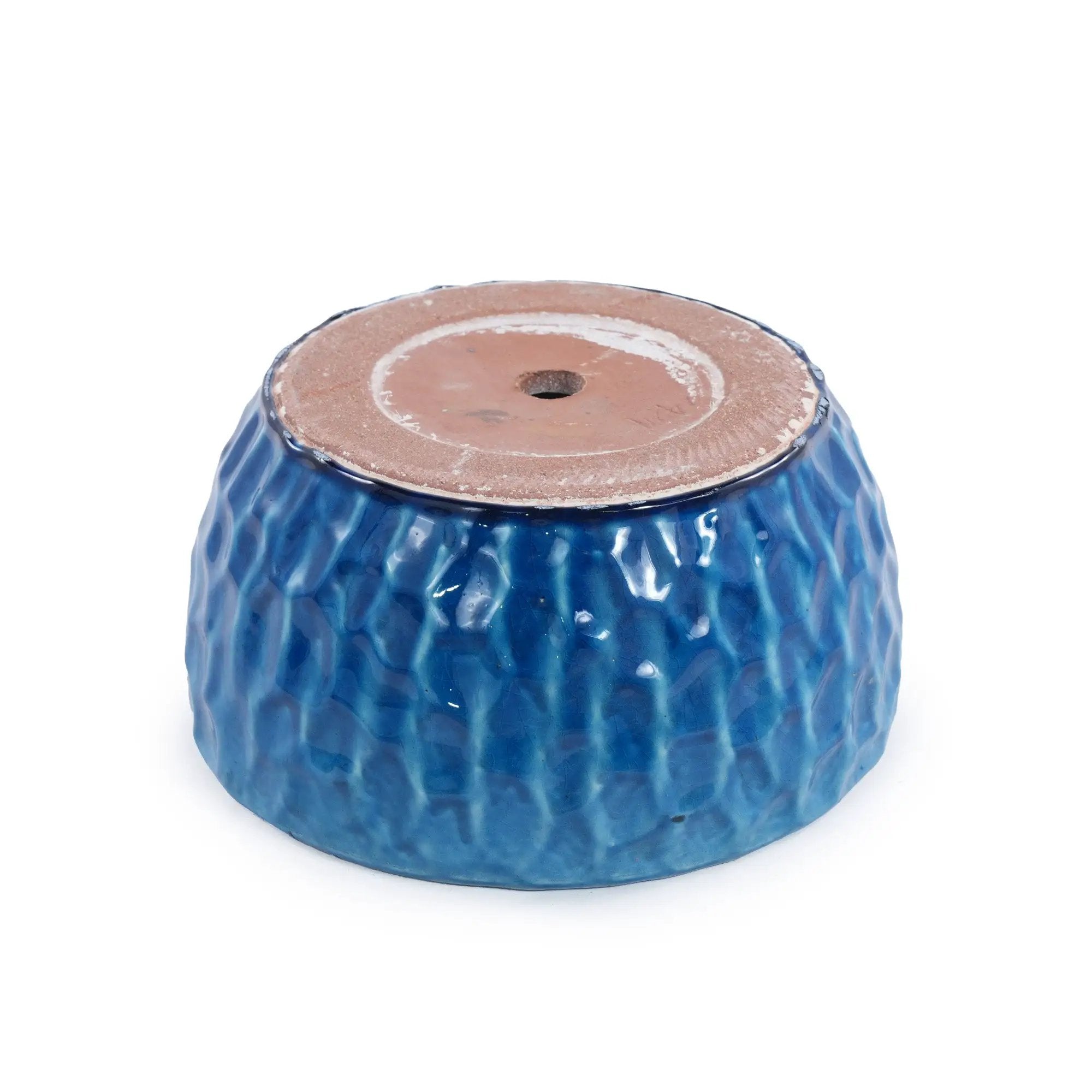 Handmade Ceramic Planter Set of 3 in Glossy Lake by HouseOfZazla