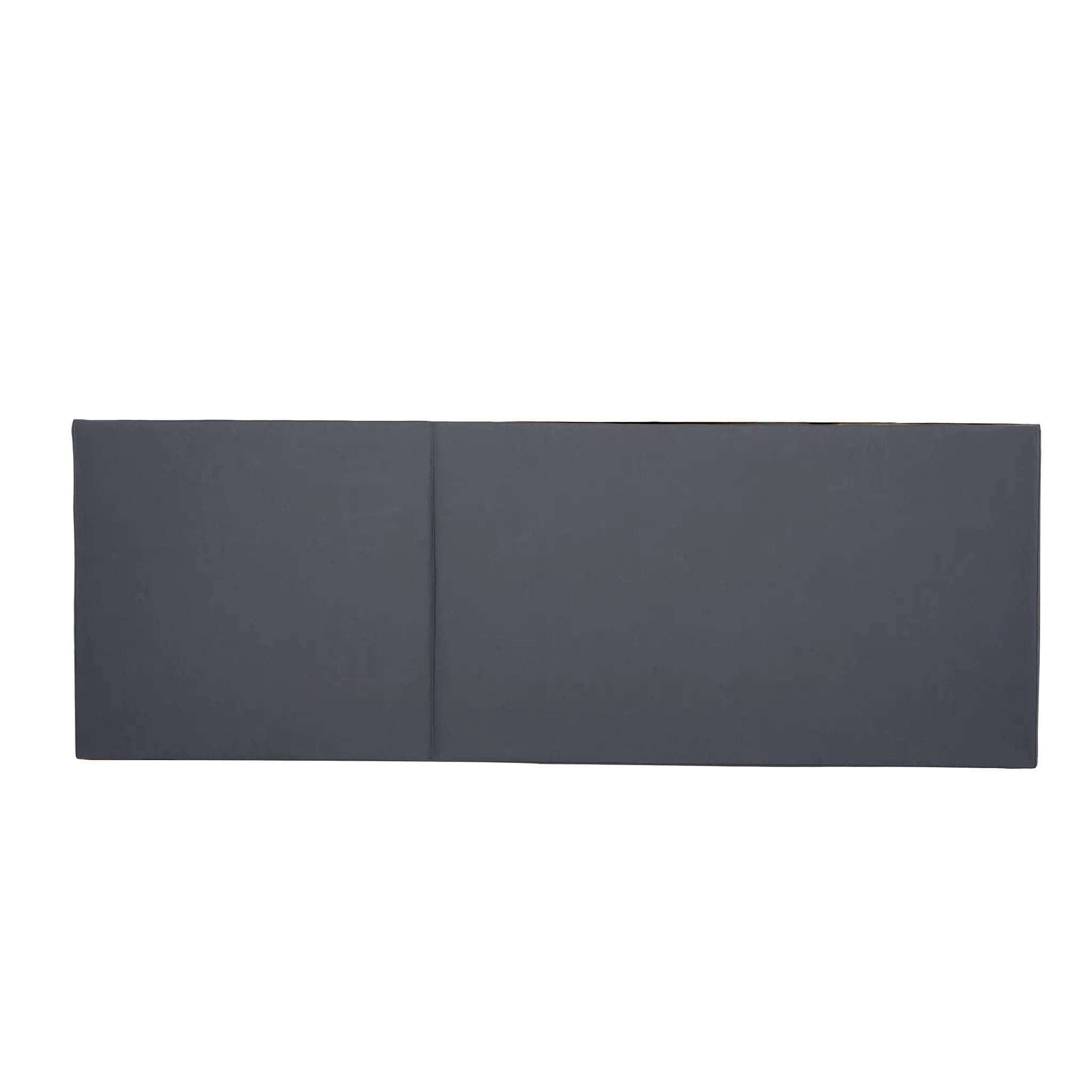 2" Thick Chaise Lounge Cushion in Dark Grey by HouseOfZazla