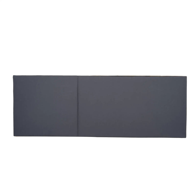 2" Thick Chaise Lounge Cushion in Dark Grey by HouseOfZazla