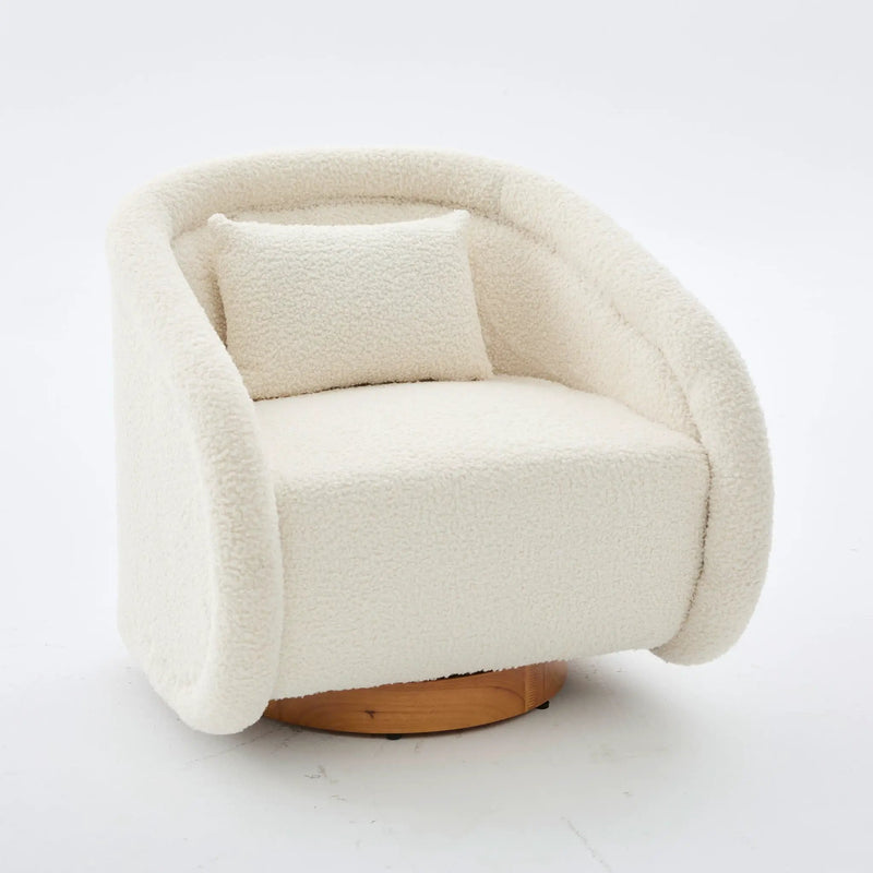 Swivel Accent Chair With 360 Degree Rotating by HouseOfZazla