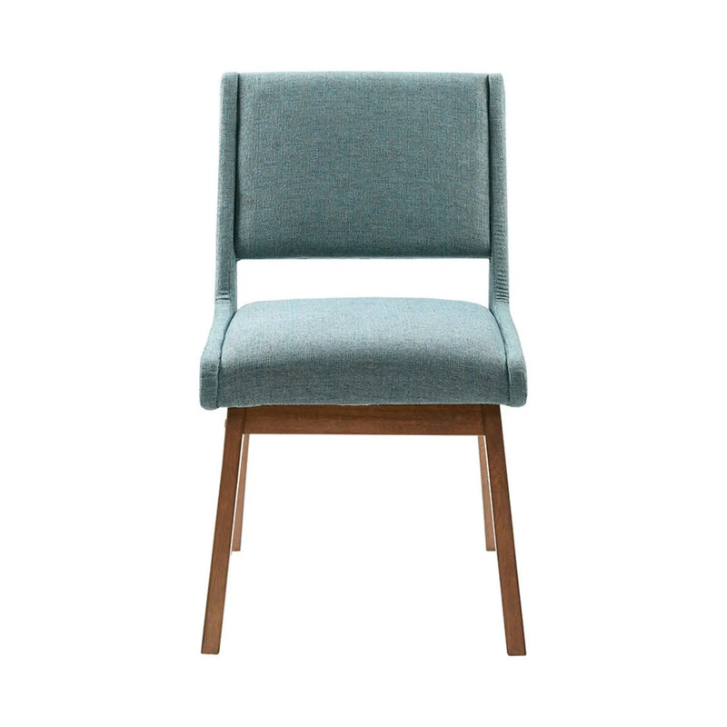 Dining Chair With Upholstered Seat And Back (Set of 2) - Blue by HouseOfZazla