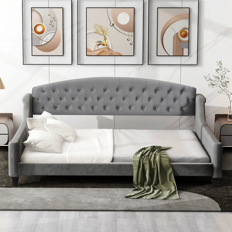Modern Tufted Button Daybed by Unique Piece Furniture