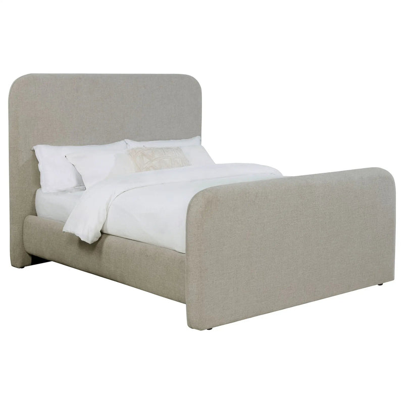 Wren Upholstered Queen Panel Bed Grey by Unique Piece Furniture