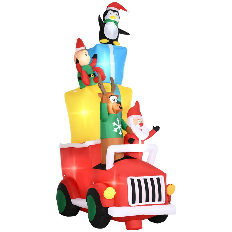 Outsunny 9ft Christmas Inflatables Outdoor Decorations by HouseOfZazla