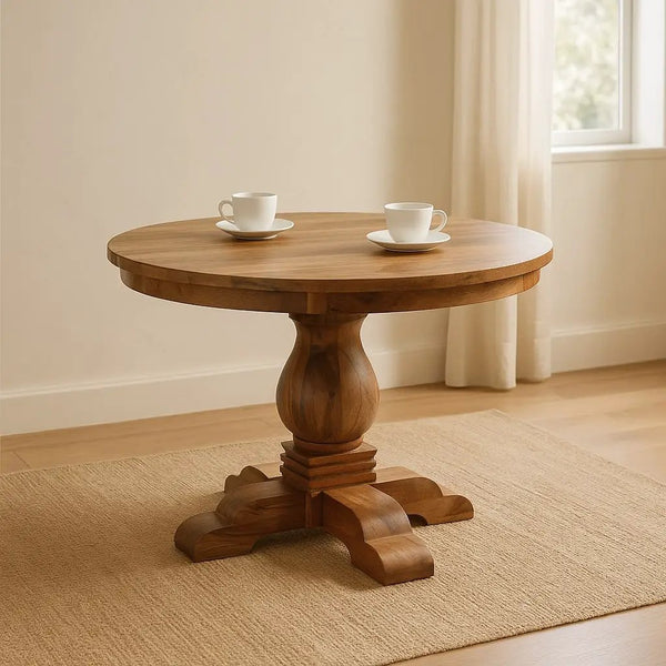 Solid Wood Valentina Round Dining Table