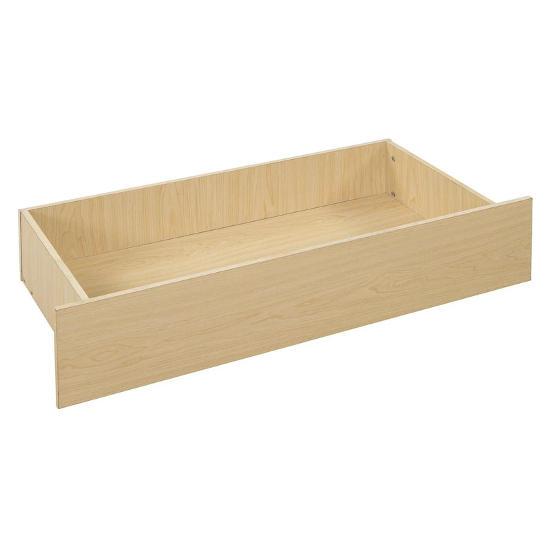 Daybed With Fence Guardrails And 2 Drawers, Split Into Independent Floor Bed & Daybed by HouseOfZazla