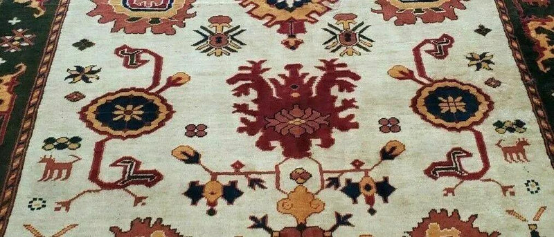 5' X 6' Vintage Handmade Knotted Turkish Kazak Pattern Wool Rug Bohemian Boho Interior Design by Jewel Rugs