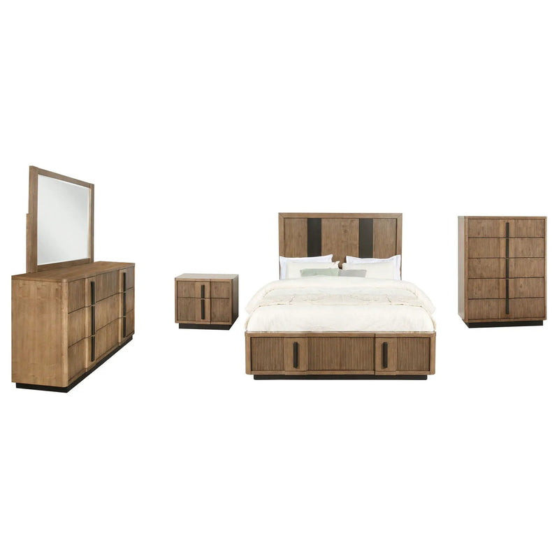Terrace 5-piece Queen Bedroom Set Ash Brown by Unique Piece Furniture