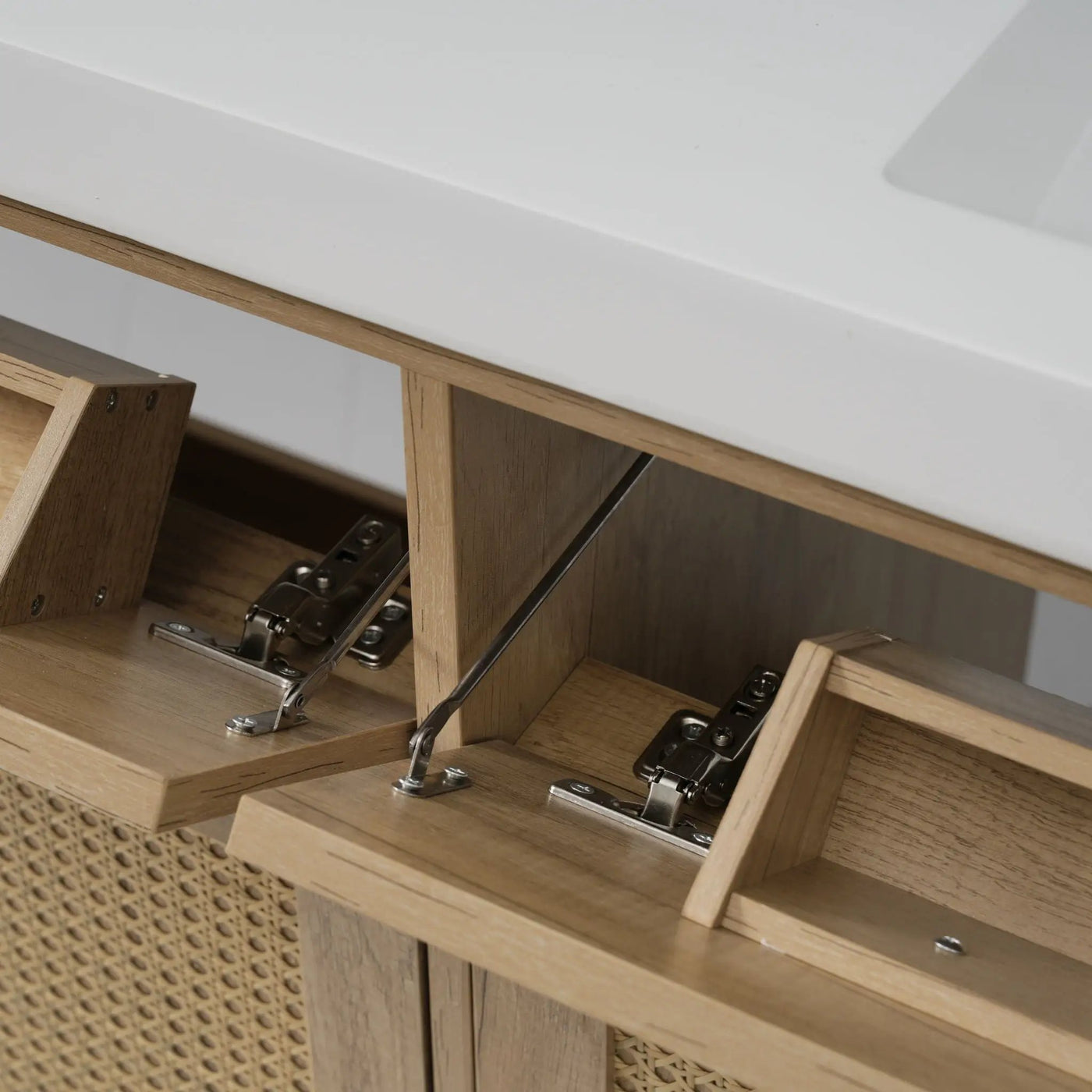 Bathroom Vanity With Double Sink, Large Storage Space by HouseOfZazla