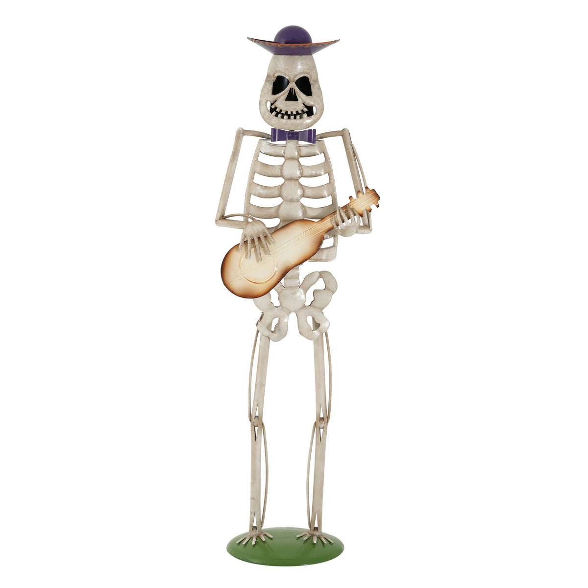 Halloween Skeleton Guitar Yard Decoration with Guitar - Metal, photo 10 of 10