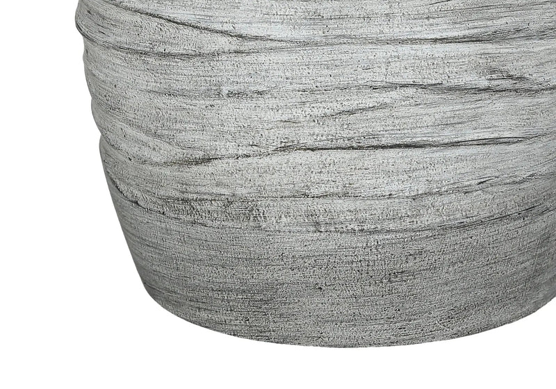 Lighting, Table Lamp, Resin, Modern - Gray / Cream by HouseOfZazla