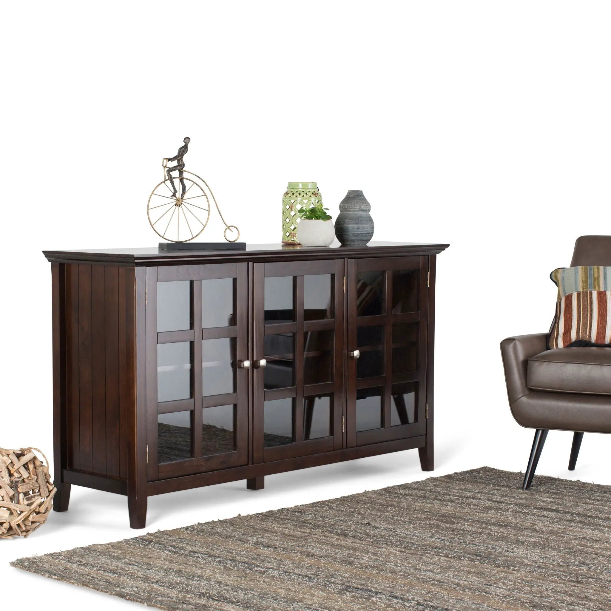 Acadian - Wide Storage Cabinet Handcrafted by HouseOfZazla