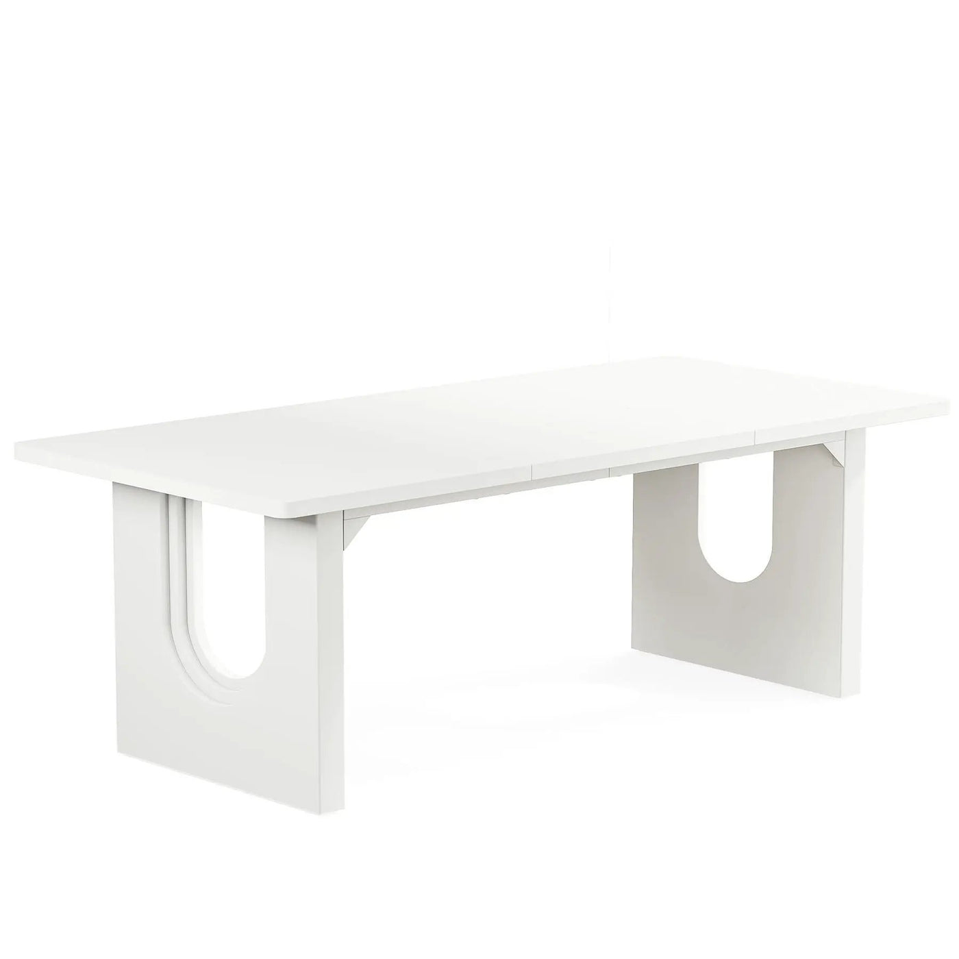 Rectangular Dining Table For 6 - 8 People With Pedestal Base by HouseOfZazla