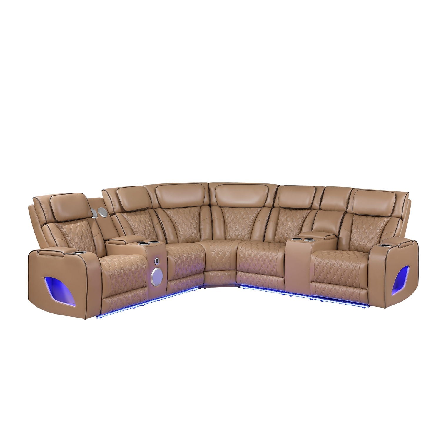 Fortuner - Power Recliner Sectional Sofa by HouseOfZazla