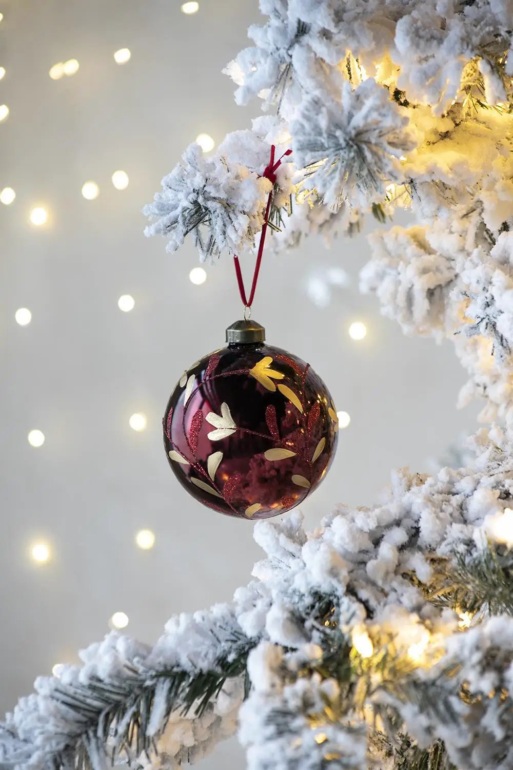 Christmas Ball Glass Decorative Hanging Ball Christmas Tree Ornaments, For Holiday Party Decorations by HouseOfZazla
