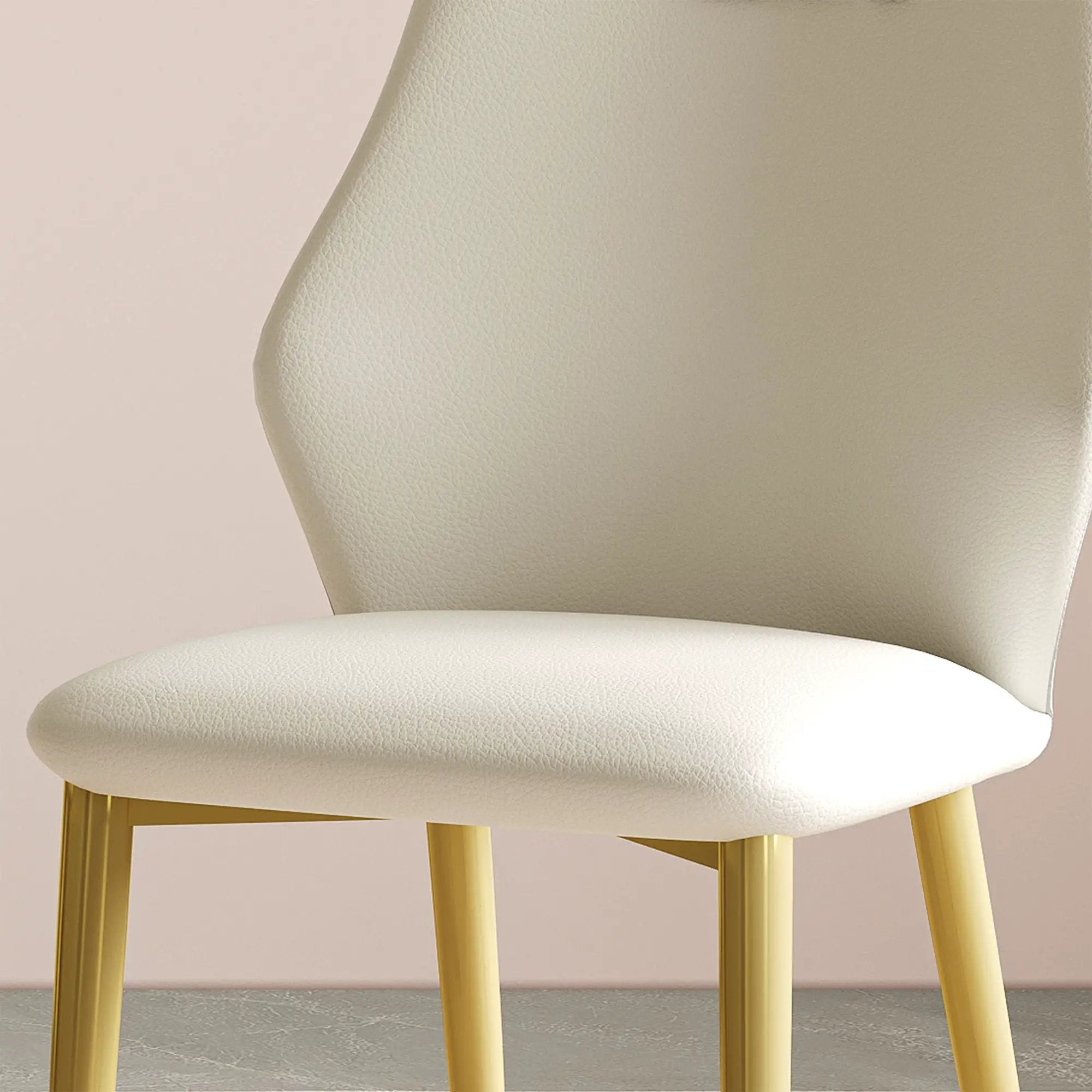 Dining Chairs (Set of 2) - Beige / Gray