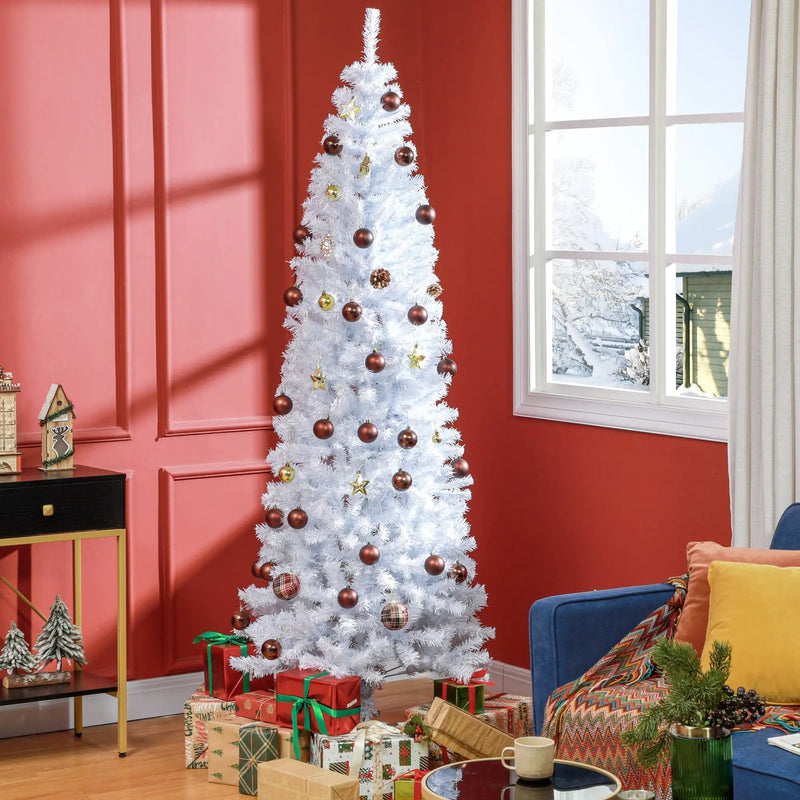 HOMCOM 7ft Pencil Christmas Tree by HouseOfZazla