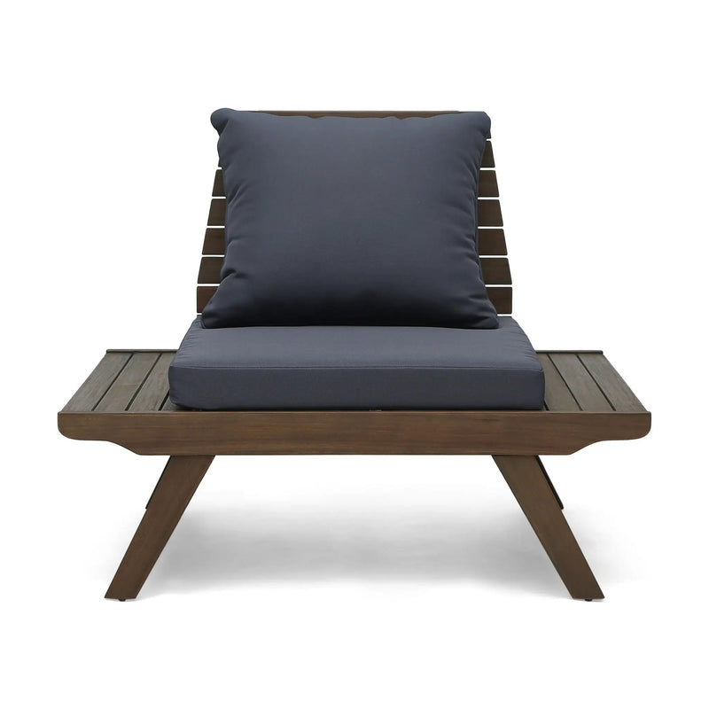 Sedona Outdoor Club Chair With Slatted Design by HouseOfZazla