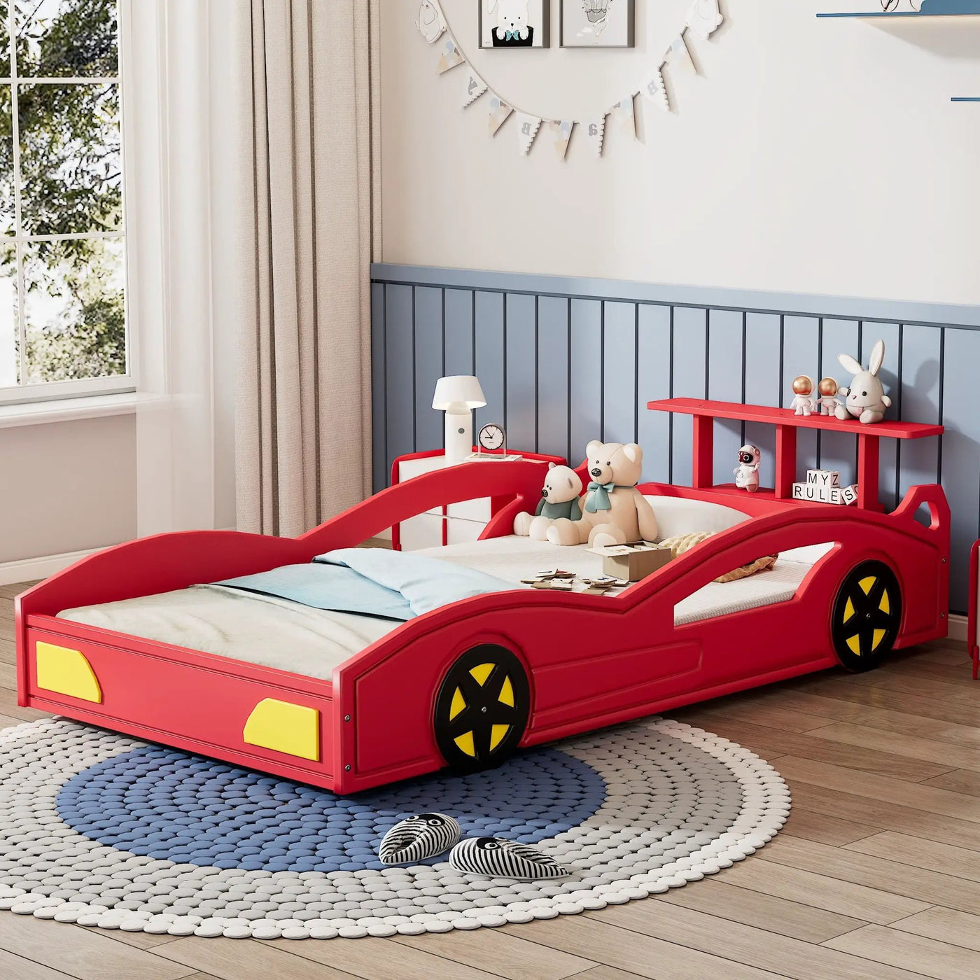 Race Car Platform Bed & Wheels by HouseOfZazla