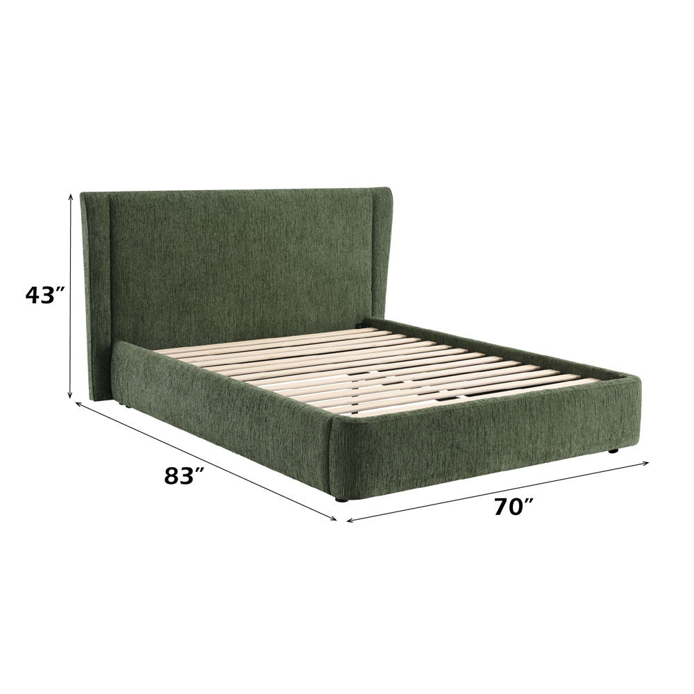 Cheryl - Upholstered Chenille Bed, photo 4 of 7