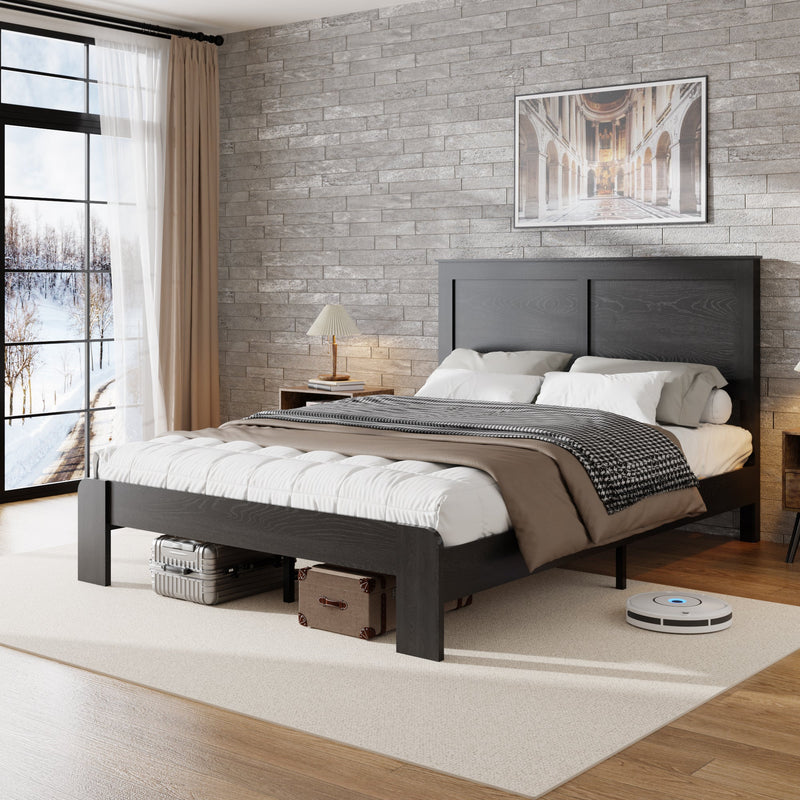 Full Size Wood Platform Bed Frame by HouseOfZazla
