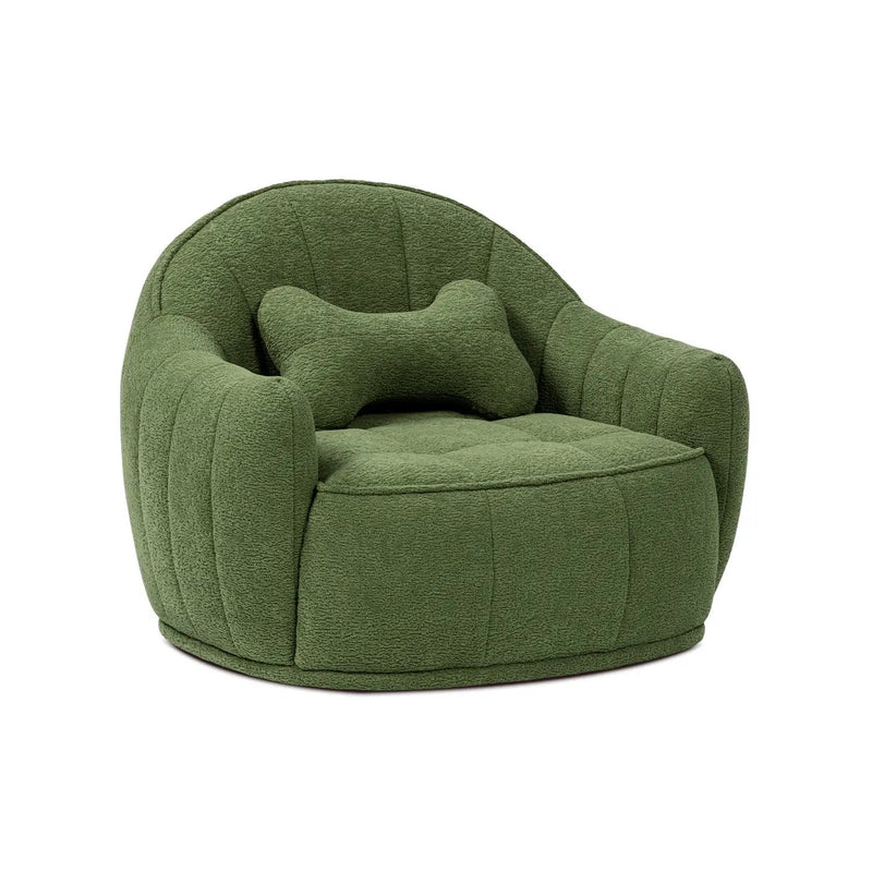 Louie 30.5" Dog Sofa Bed, Medium, Moss by HouseOfZazla
