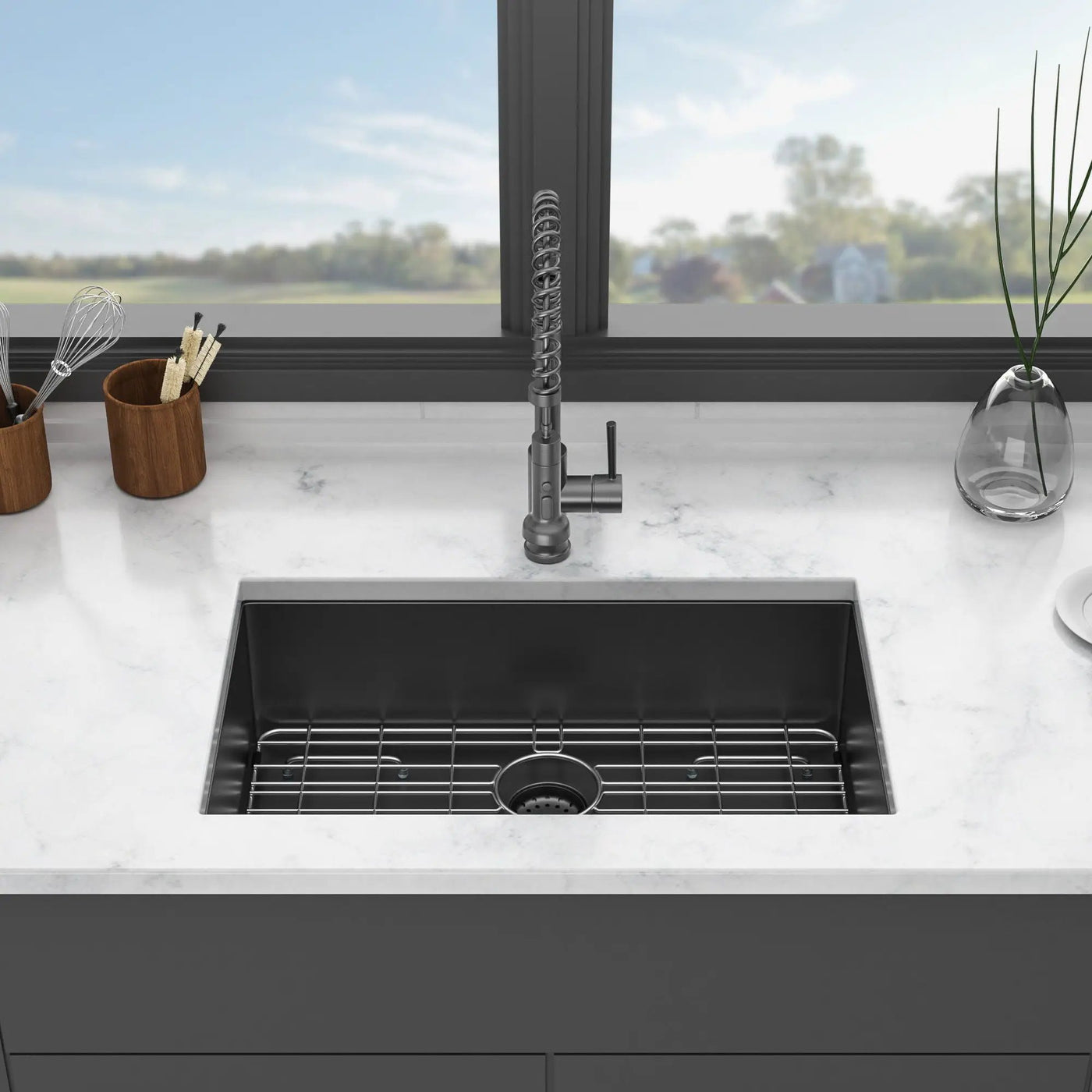 Undermount Kitchen Sink With Deep Single Bowl by HouseOfZazla
