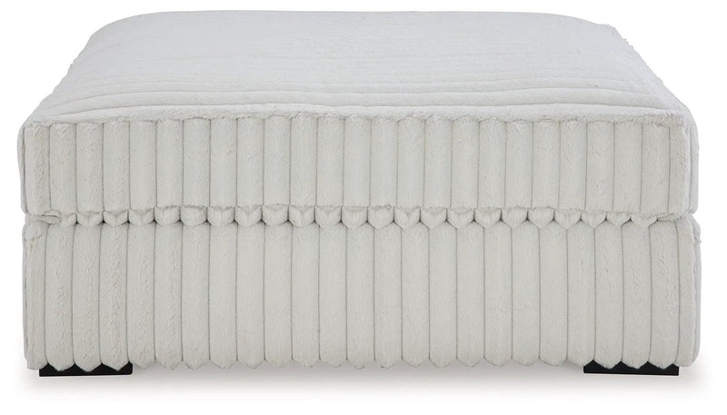 Stupendous - Oversized Accent Ottoman - Alloy by Unique Piece Furniture