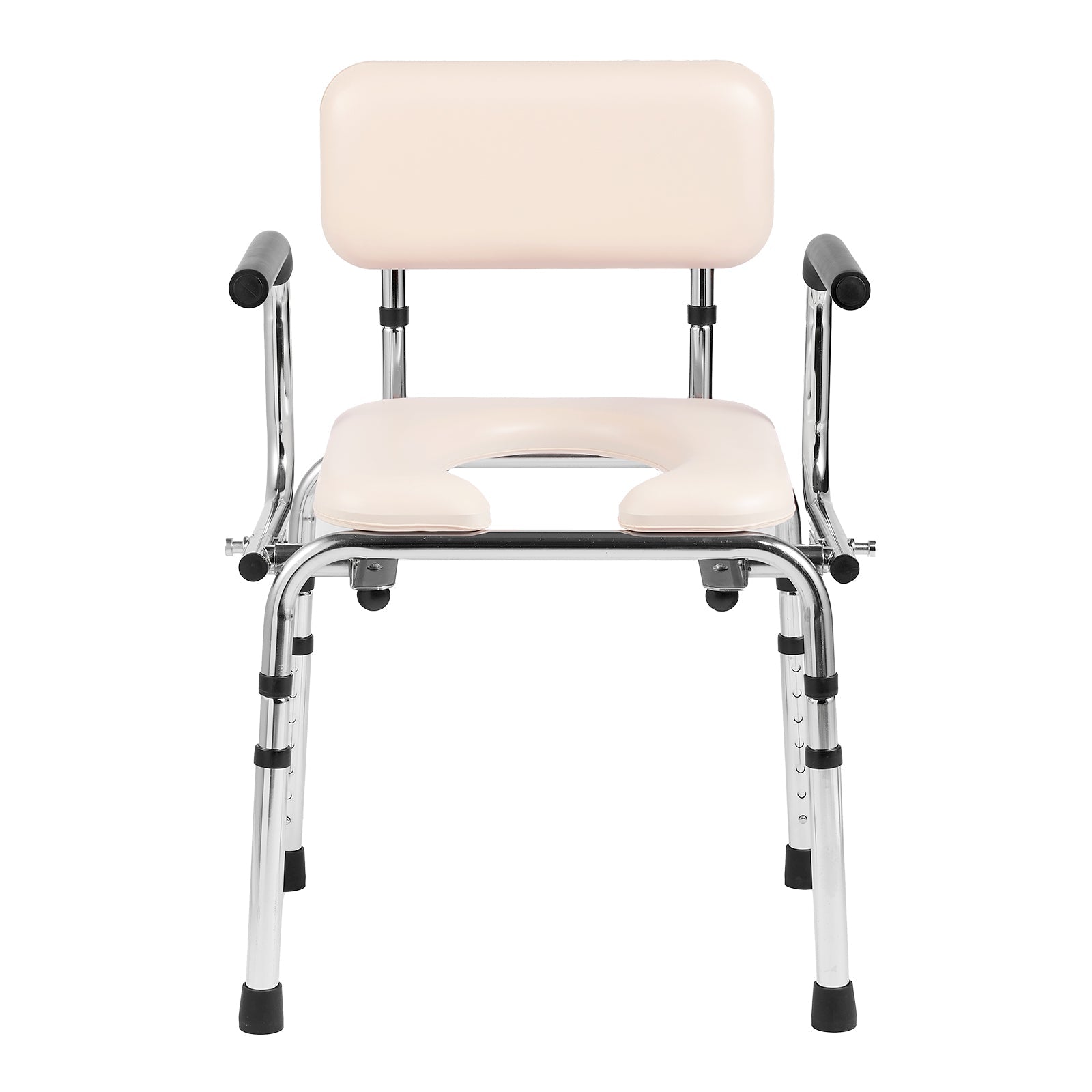 Commode Chair with Padded Seat and Adjustable Height by HouseOfZazla