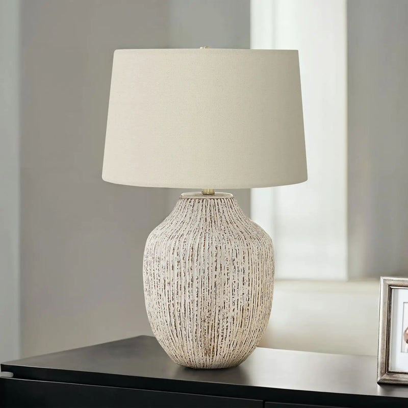 Lighting, Table Lamp, Ceramic, Transitional - Cream by Unique Piece Furniture