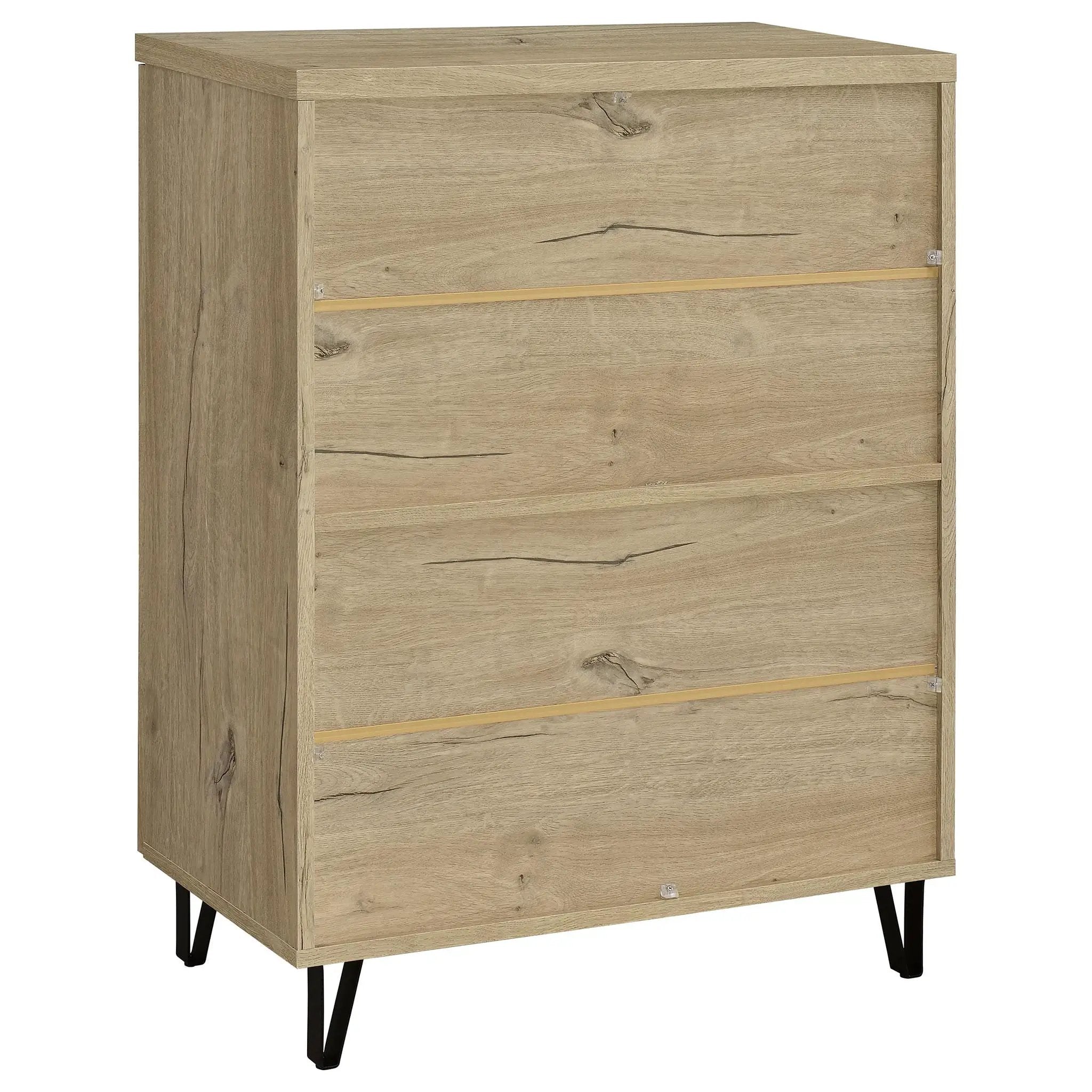 Brixton 2-door Entryway Shoe Storage Cabinets White Oak by Unique Piece Furniture