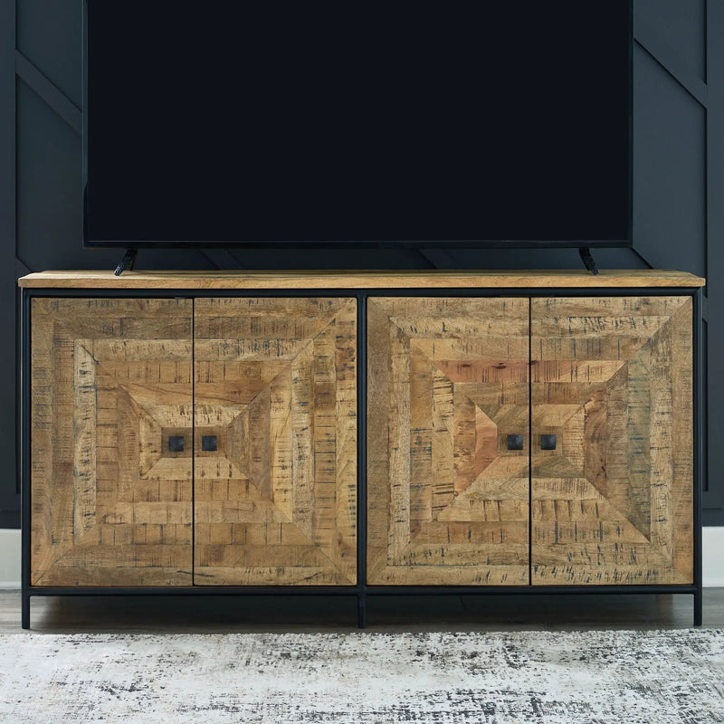 Camney - Accent Cabinet - Brown / Black by Unique Piece Furniture