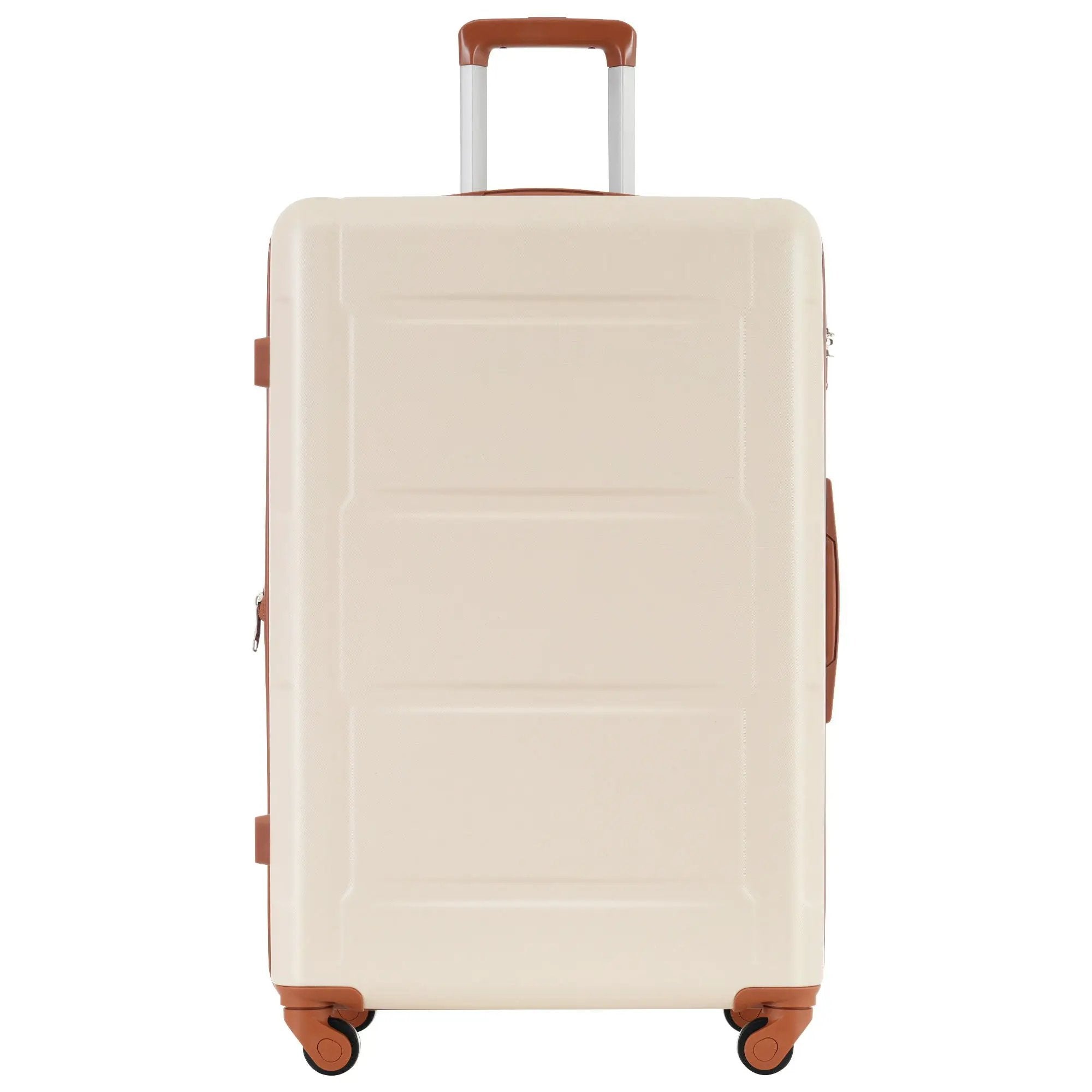 2 Piece Luggage Set With Bags Expanable Spinner Wheels ABS Lightweight Suitcase With Tsa Lock 20" / 28" by HouseOfZazla