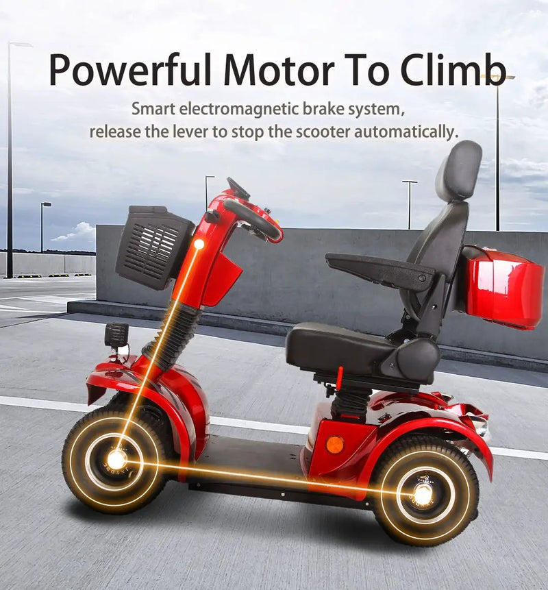 Mobility Scooter - Red by HouseOfZazla