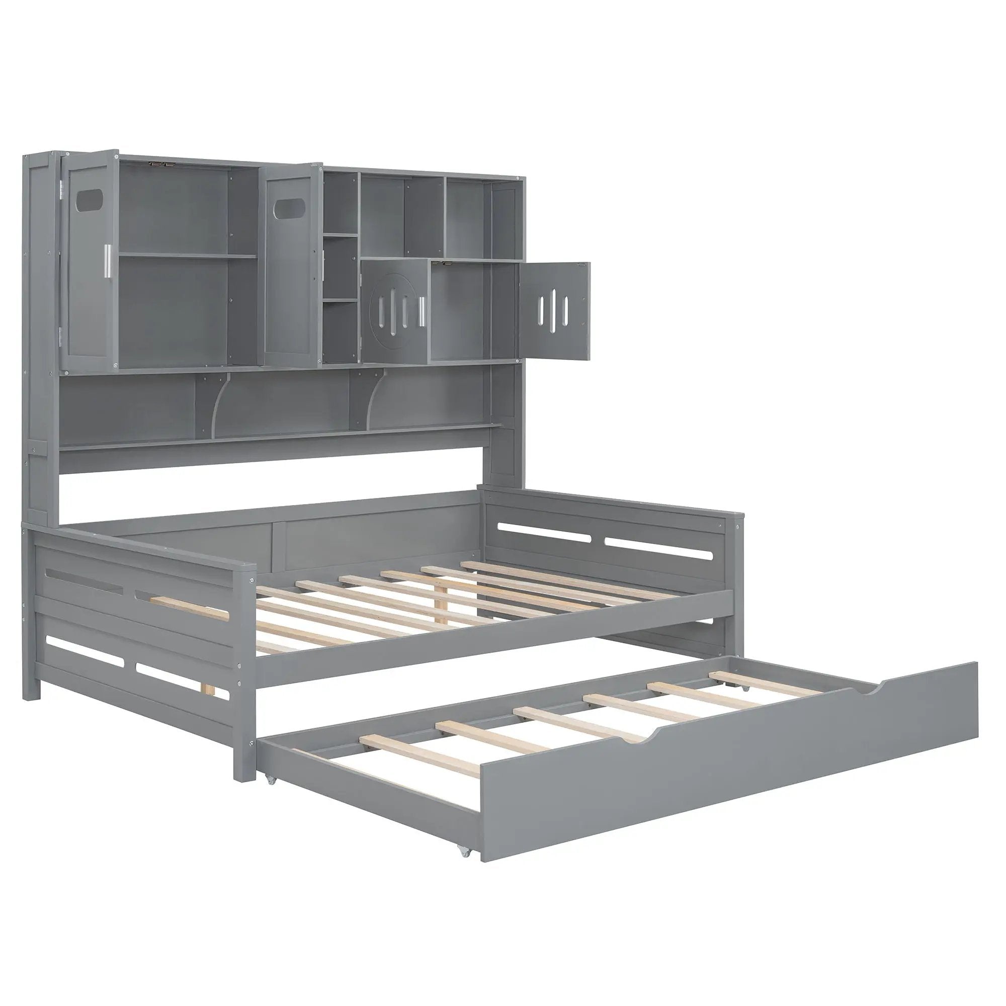 Daybed With All-In-One Cabinet And Shelf by Unique Piece Furniture