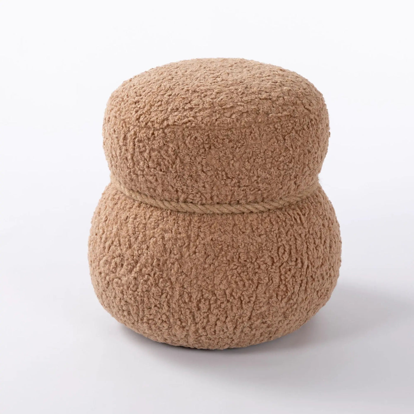 Snowman Stool With Cushion And Solid Wood Frame by HouseOfZazla