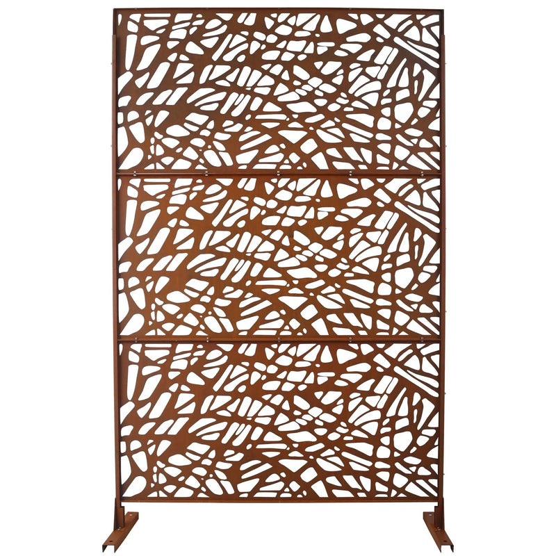 Outdoor & Indoor Freestanding Decorative Privacy Screen by HouseOfZazla
