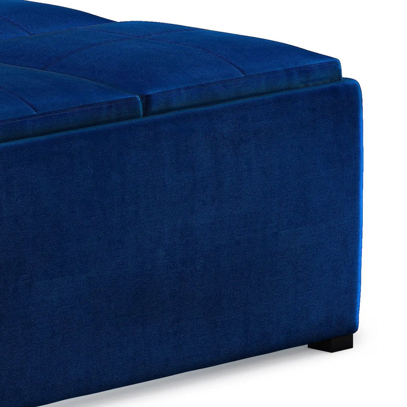 Avalon - Square Coffee Table, Storage Ottoman by Unique Piece Furniture