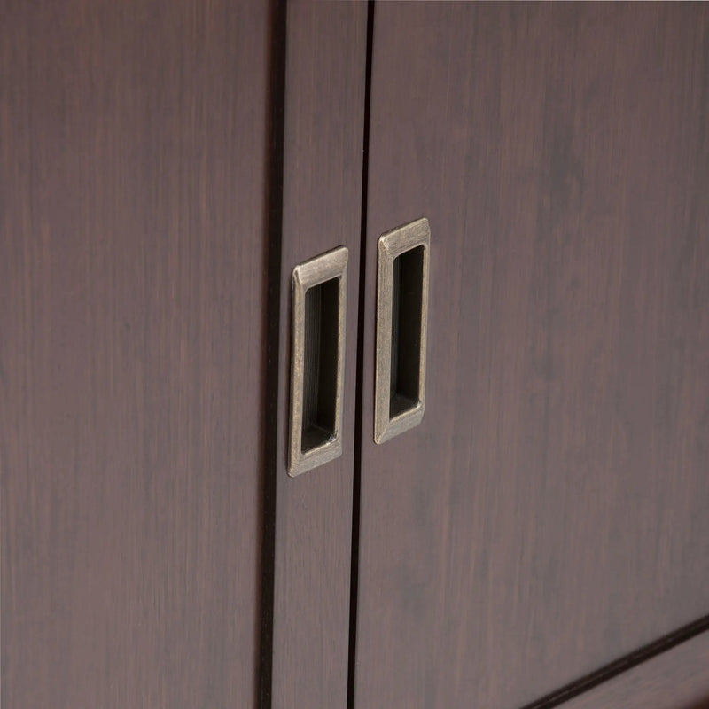Draper - Low Storage Cabinet - Medium Auburn Brown by HouseOfZazla