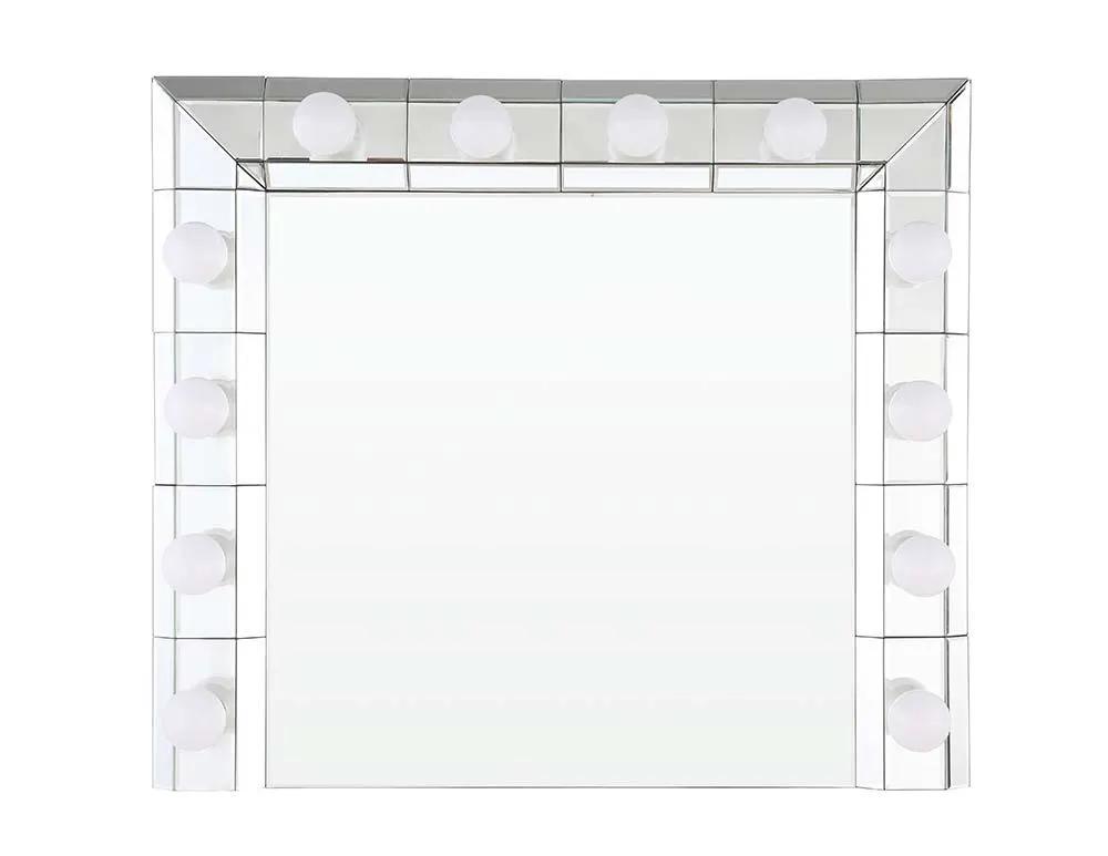 Dominic - 28" Accent Mirror - Mirrored by Unique Piece Furniture