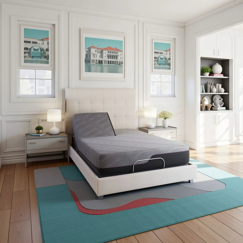 Renew - 11" Flex Head Cooling Gelcare Memory Foam Mattress - Gray - King by Unique Piece Furniture