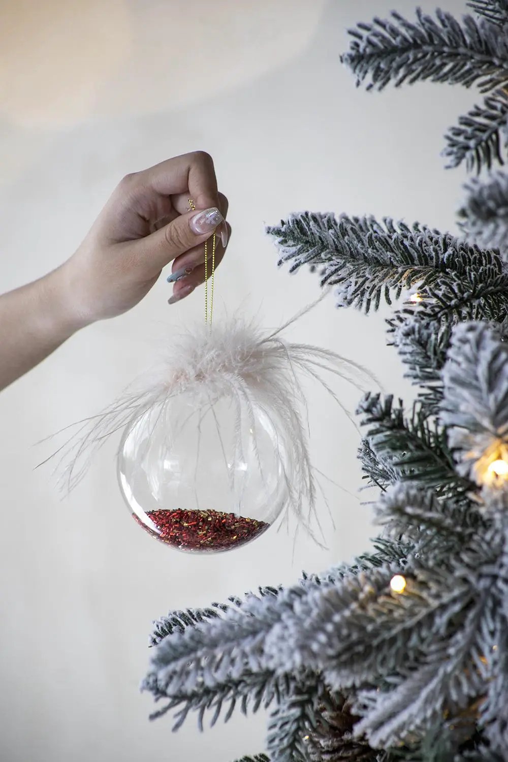 Christmas Ball Ornaments Decorative Hanging Ball Christmas Tree Ornaments For Holiday by Unique Piece Furniture