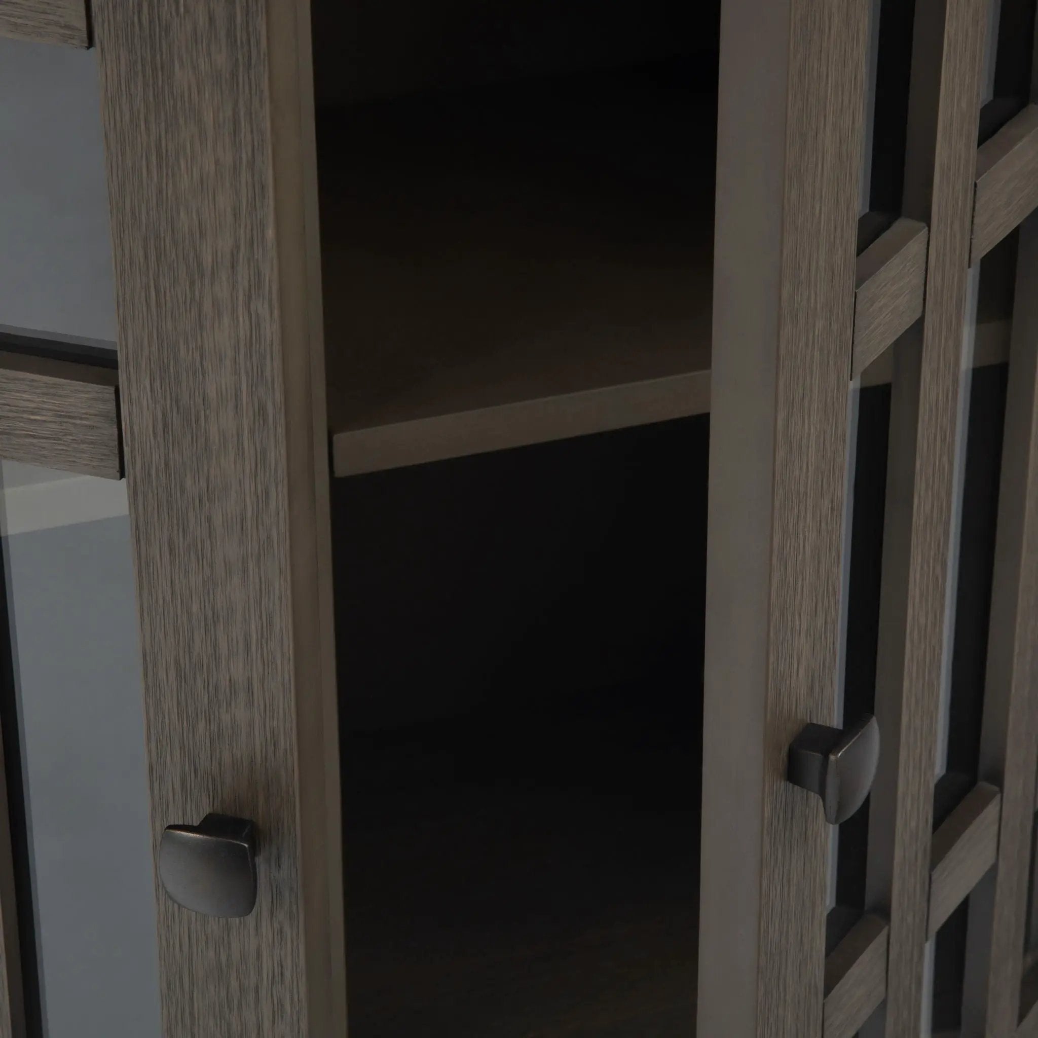 Bedford - Low Storage Media Cabinet - Farmhouse Gray by HouseOfZazla