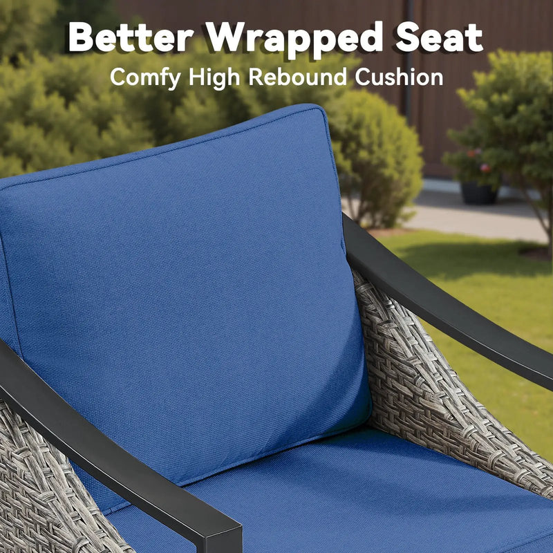 73.4" Wide Outdoor Wicker Sofa by HouseOfZazla