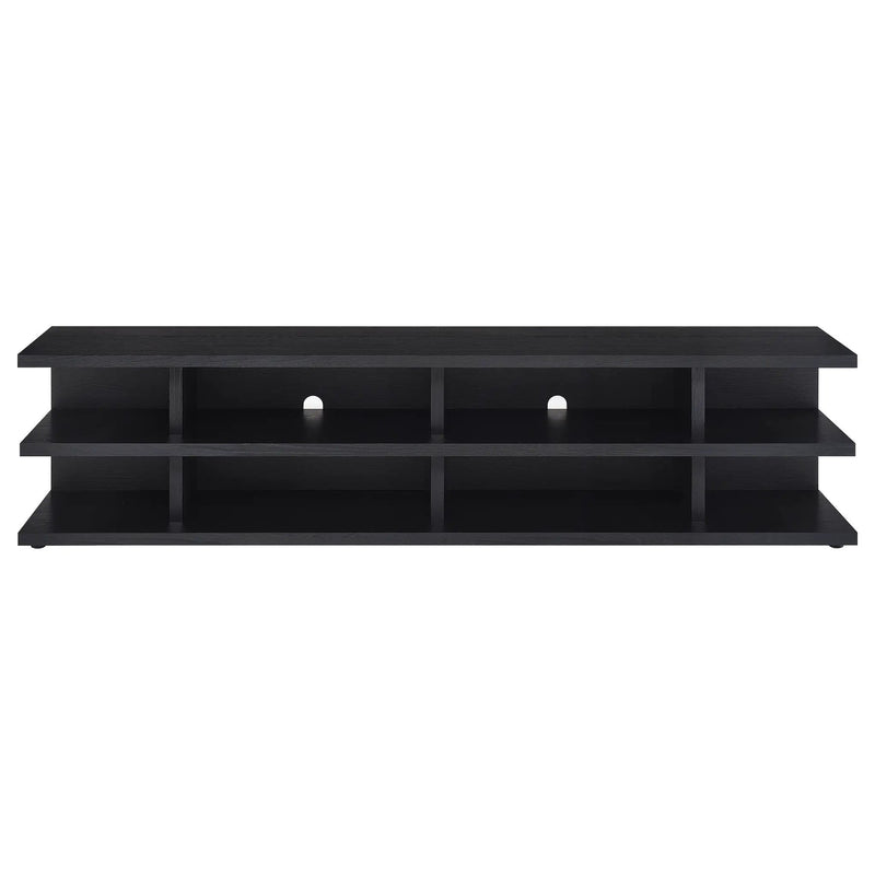 Cartmill 78-inch 2-tier TV Stand Media Console Black by Unique Piece Furniture