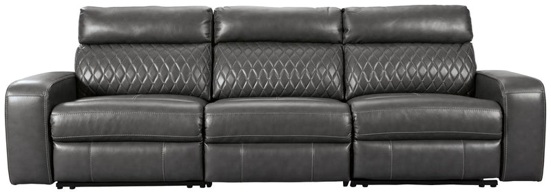 Samperstone - Power Reclining Sectional by Unique Piece Furniture