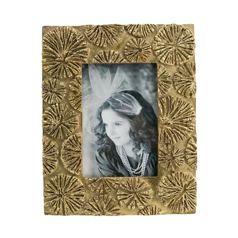 Gold Photo Frame Set of 2 with Vintage Design - 7.3" x 9.3", photo 10 of 16