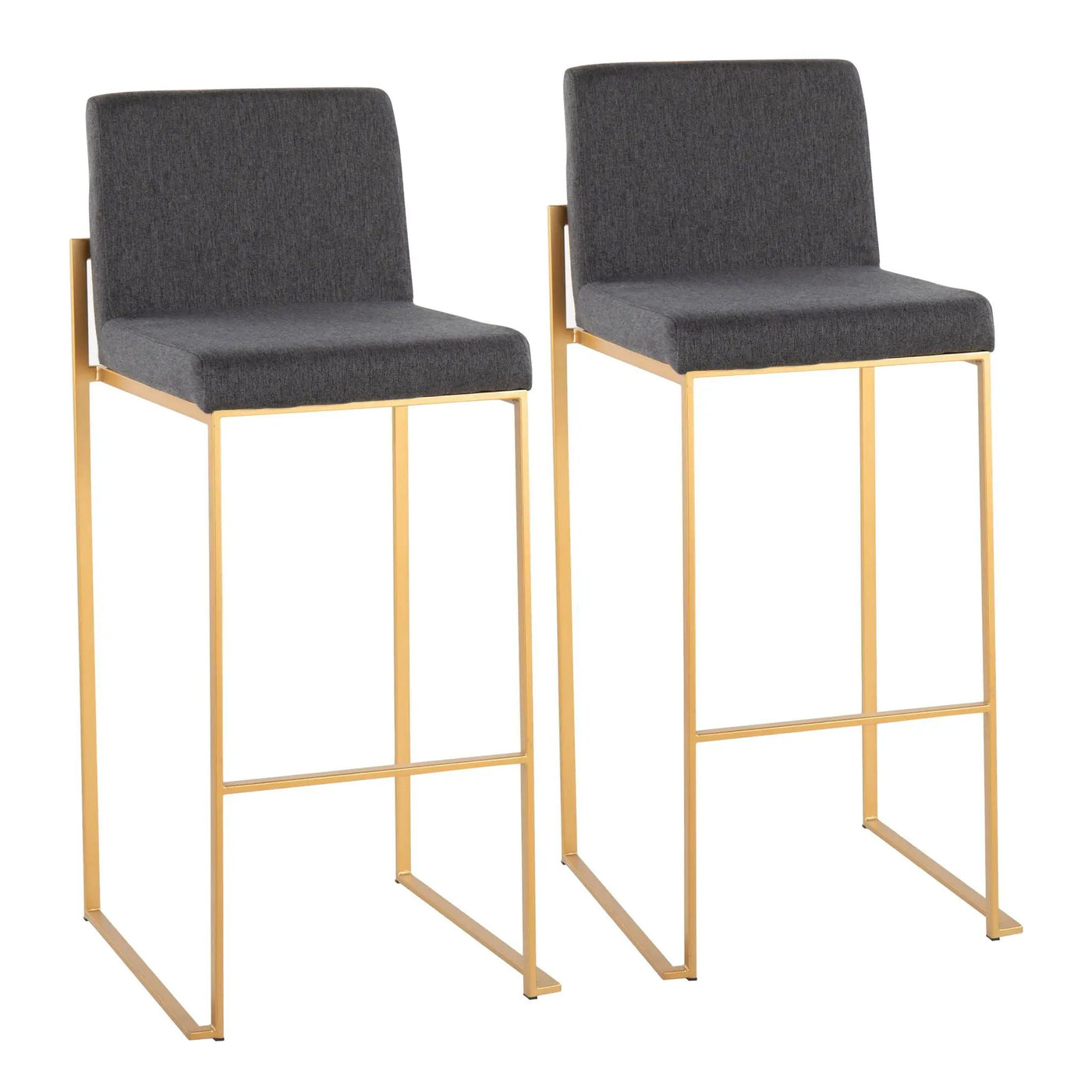 Fuji - Contemporary Design High Back Barstool by HouseOfZazla